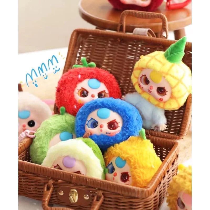 ของแท้💯 Baby Three Fruit V.4 ตุ๊กตาพวงกุญแจ ยกกล่อง 8P