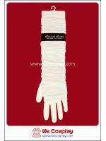 ปลอกแขนพังค์ สีขาว White Punk Arm Warmer