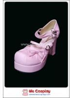 รองเท้า คิวท์โลลิต้า สีชมพู Pink Cute Lolita Shoes