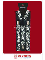 สายเอี๊ยม ลายพราง โทนสีเขียว Woodland Camouflage Pattern Suspenders