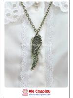 สร้อยคอโกธิคโลลิต้า จี้ปีกนก สีทองโบราณ Gothic Lolita Necklace