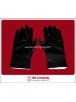 ถุงมือสั้น สีดำ Black Short Gloves