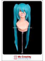วิกผมคอสเพลย์ ทวินเทลสีฟ้า แบบจุกต่อสองข้าง Light Blue Twintails Cosplay Wig