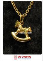 สร้อยคอโลลิต้า จี้ม้าโยก สีทอง Lolita Necklace