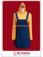 ชุดเดรสมินเนี่ยน สีเหลืองฟ้า (Minion Cosplay Costume)
