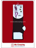 กางเกงเลคกิ้ง สีน้ำตาล เนื้อไนล่อน รุ่นเหยียบส้น