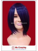 วิกผมสีม่วงเข้ม ซอยสไลซ์สั้น Dark Purple Short Slice Cosplay Wig