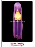 วิกผมคอสเพลย์ สีม่วง ยาวตรง มีหน้าม้า Purple Cosplay Wig