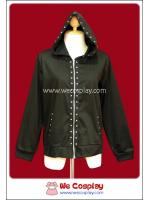 เสื้อแจ๊คเก็ตพังค์ Punk Jacket สีดำ ตอกหมุดเงิน เรียบๆ เท่ๆ