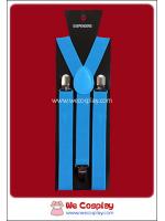 สายเอี๊ยมแบบเรียบ สีฟ้าเข้ม