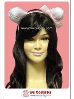 ที่คาดผมหูหมี สีชมพู Teddy Bear's Ears Sweet Lolita Headband