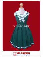 จัมเปอร์สเกิร์ตเลิฟลี่กรีนมารีน สีเขียว (Lovely Green Marine Lolita Jumper Skirt)