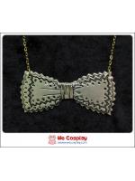 สร้อยคอโกธิคโลลิต้า จี้โบว์ สีทองโบราณ Gothic Lolita Necklace