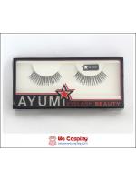 ขนตาปลอม อายูมิซูเปอร์สตาร์ A007 สีดำ ทำจากเส้นผมจริง