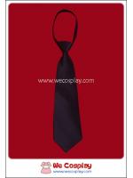 เนคไทสำเร็จรูป สีดำ รุ่นยาว 35 ซม.