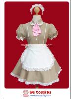 ชุดเมดคาเฟ่ลาเต้ Café Latte Maid Costume สีกาแฟนม
