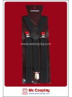 สายเอี๊ยม สีดำ Black Suspenders