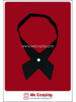 โบว์สำเร็จรูปแบบไขว้ สำหรับชุดนักเรียน สีดำ