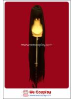 วิกผมคอสเพลย์ สีดำ ยาวตรง Black Cosplay Wig