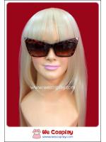 แว่นเลดี้กาก้า ลายเสือ สีน้ำตาลดำ Lady Gaga's Eye Glasses