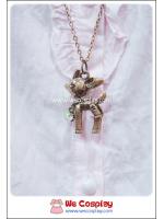 สร้อยคอโกธิคโลลิต้า ห้อยจี้ลูกกวางน้อยใส่สร้อยเพชร