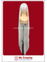 วิกผมคอสเพลย์ สีขาว ยาวตรง มีหน้าม้า White Cosplay Wig