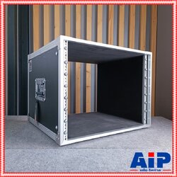 COMPACT RACK BM-8 เปลือยหน้า-หลัง ลึก19นิ้ว สีดำ (ไม่มีฝาปิด) คอมแพ็ค แร็ค BM8 แร็คเครื่องเสียง แร็คเปลือย แร็คแอมป์ เอไอ-ไพศาล