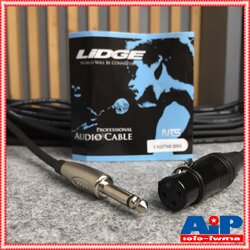 20เมตร LIDGE YM-379B สายXLR เมีย- PHONE ผู้ YM379B สาย20เมตร สายXLR หัวท้าย YM 379 B สาย XLR เมีย - โฟนผู้ 20M สายไมค์20เมตร