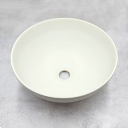 Ceramikplus No.CST-004RMA อ่างล้างหน้าเซรามิคแบบลอย อ่างล้างมือเซรามิกแบบวางบนเคาน์เตอร์ อ่างสปา (Ceramic Washbasin Sink)