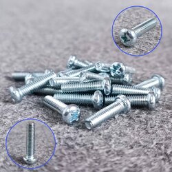 ถุง20ตัว สกรูJP 4X15 น็อต สกรู น็อตเกลียวละเอียด น็อตเกลียวละเอียดหัวกลม สกรูเกลียวละเอียด น็อตJP4X15 เอไอ-ไพศาล