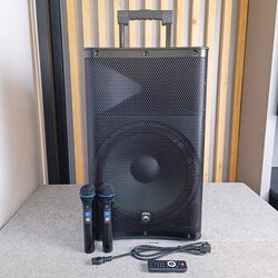 PROEUROTECH KF-15ES ลำโพงล้อลาก ไมค์ลอยUHF รองรับสัญญาณ Bluetooth MP3/USB RM KF15ES KF15ES เอไอ-ไพศาล