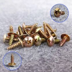 ถุง20ตัว สกรูTH 8X1/2" สกรูเกลียวปล่อย น็อต น็อตเกลียวปล่อย สกรูเกลียวปล่อย1/2นิ้ว สกรูเกลียวปล่อยหัวกลม เอไอ-ไพศาล