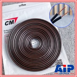 ลดล้างสต็อค สายภายในขึ้นเกลือ ขด5เมตร สายลำโพง CM CM-S1816 2X1.5 สายลำโพงคู่ CMS1816 CM S1816 สายลำโพงดำแดง สายลำโพงCM ดำ-แดง เอไอ-ไพศาล