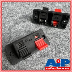 1อัน แท็ปลำโพง 2P ตัวใหญ่ 24x53mm แท็ป แท็ป2P แท็ปเหลี่ยม แท็ป2Pเรียง แท็ปอุปกรณ์ตู้ลำโพง เอไอ-ไพศาล