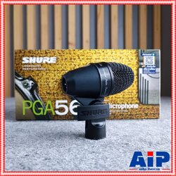 SHURE PGA56LC ไมค์กลอง ไมค์เครื่องดนตรี pga 56 lc Dynamic Snare/Tom Microphone ไมค์สาย ไมค์ทอม microphone ของแท้ +++
