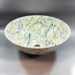 Ceramikplus No.CST-270RSA อ่างล้างหน้าเซรามิคแบบลอย อ่างล้างมือเซรามิกแบบวางบนเคาน์เตอร์ อ่างสปา (Ceramic Washbasin Sink)