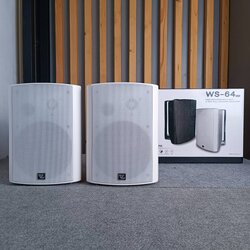 1คู่ VL AUDIO WS-64W ตู้ลำโพงแขวน สีขาว ตู้ลำโพงติดผนัง ตู้ลำโพงพร้อมขาแขวน WS 64W WS64W เอไอ-ไพศาล