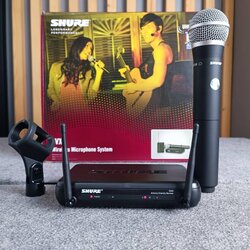 SHURE SVX24TH/PG58-M19 ไมค์ลอยถือ ชุดไมค์ลอยเดี่ยวแบบมือถือ ย่าน UHF SVX 24 TH / PG 58 M 19 SVX24TH/PG58 M19 เอไอ-ไพศาล +++