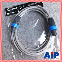 5เมตร DYNACOM J229 16awg สายเกลียว SPEAKON หัวท้าย 2x1.5 mm สายลำโพง สายสเปคคอนหัวท้าย ไดน่าคอม เอไอ-ไพศาล