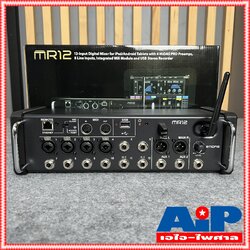MIDAS MR-12 ของแท้ Digital MIXER ดิจิตอลมิกเซอร์ MIXER DIGITAL MR 12 MR12 มิกเซอร์ เครื่องผสมสัญญาณเสียง ดิจิตอล 12-Input 6-Aux