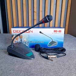 DECCON MC-85 ไมค์ตั้งโต๊ะมีไฟ ไมโครโฟน ไมค์ คอนเด็นเซอร์ MC 85 ไมค์ประชุมแบบสาย MC85 เอไอ-ไพศาล
