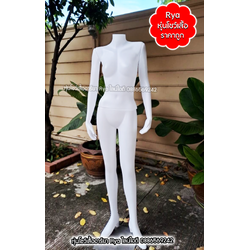 หุ่นเต็มตัวผู้หญิงพร้อมฐานวาง ถอดประกอบแขนขาและฐานวางได้ค่ะ อก33" เอว25" สะโพก34" สูง162ซม.