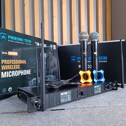 PROEUROTECH KM-D300 ไมค์ลอย UHF 4เสา ไมโครโฟน Wireless UHF ไมโครโฟนไร้สาย ไมค์ลอยคู่มือถือ โปรยูโรเทค KM D300 KMD300 เอไอ-ไพศาล