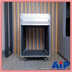 RACK F-12M(53X50X86) สีอลูมิเนียม แร็ค แร็คสีอลูมิเนียม ตู้แร็ค ตู้RACK F12M กล่องใส่เครื่องเสียง กล่องแร็ค F 12 M เอไอ-ไพศาล