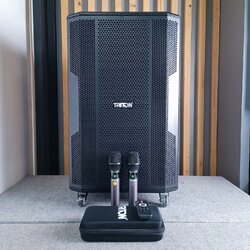TRITON GX-1501ASP ลำโพงมีล้อ พร้อมไมค์ลอย2ตัวและรีโมท ตู้ลำโพงอเนกประสงค์ ตู้ลำโพง TRI TON GX1501ASP GX 1501ASP เอไอ-ไพศาล