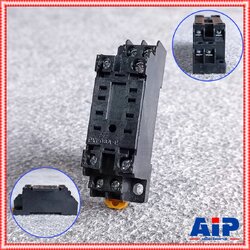 ซ็อคเก็ตรีเลย์ขา2แถว PYF-08A-E SOCKET RELAY ซ็อกเก็ต รีเลย์ PYF08A PYF 08A ฐานรีเลย์ขา 2 แถว 8ขา เอไอ-ไพศาล
