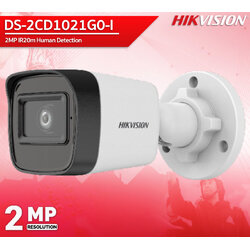 กล้องกระบอก Hikvision 2 ล้านพิกเซล DS-2CD1021G0-I 2MP 4mm.