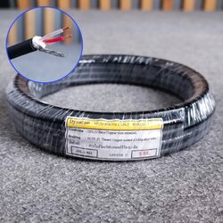 สีดำ ขด5เมตร DYNACOM JSL-021 สายไมค์ST 6MM สายไมค์ สายไมค์สเตอริโอ JSL021 JSL 021 เอไอ-ไพศาล