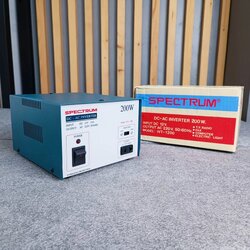 SPECTRUM 200W 12V INVERTER 200วัตต์ หม้อแปลงไฟจาก DC เป็นไฟ AC อินเวอร์เตอร์ หม้อแปลงไฟ DC 12V เครื่องแปลงไฟ เอไอ-ไพศาล