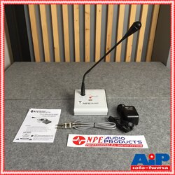 NPE CM1000P ไมค์ตั้งโต๊ะ มีเสียงดนตรี CM 1000 P ไมค์ประกาศ cm-1000P ไมค์ประชาสัมพันธ์ CM-1000 P ไมค์คออ่อน